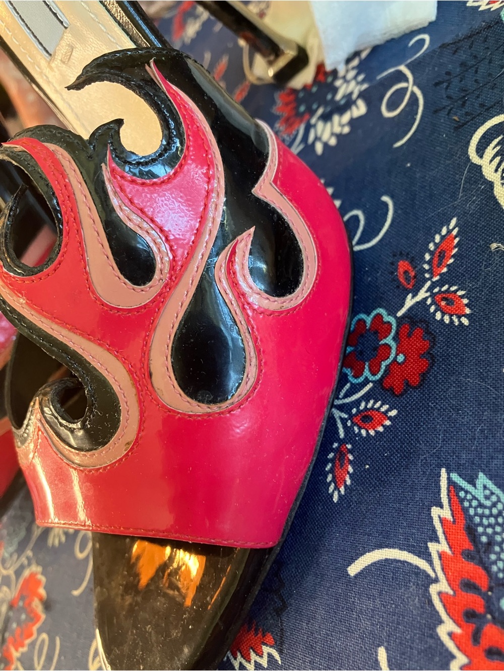 Prada Hot Pink Hot Rod Flame Heels 37 SS 2012 - Picture 11 of 15